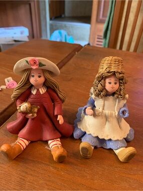 Vintage Kneeded Friends Figurines 2003 Pavilion Gift Collection